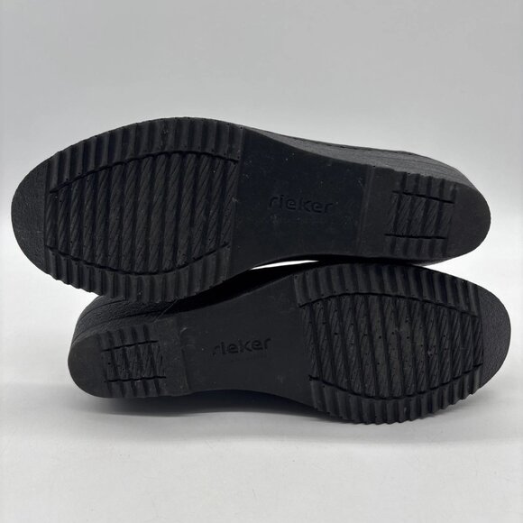 Rieker Antistress Lace Up Wedge Heeled Shoes Oxford Brown Women’s Size 6.5 - Picture 8 of 8